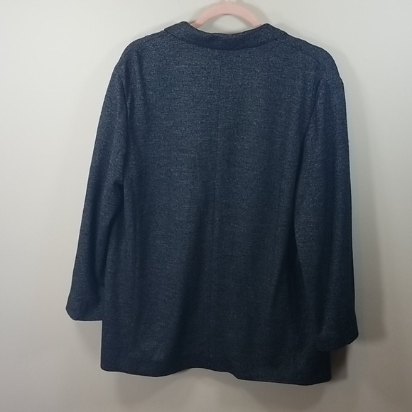 Massimo Dutti Charcoal Gray Blazer Jacket L - Picture 6 of 10